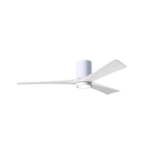 Matthews Fan 60-in 30W Irene LK Ceiling Fan w/ LED Light Kit, DC, 6-Speed, 3-White Blades, White