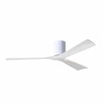 Matthews Fan 60-in 32W Irene Ceiling Fan, DC, 6-Speed, 3-White Blades, White