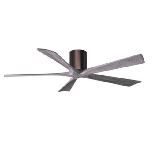 Matthews Fan 60-in 31W Irene Ceiling Fan, DC, 6-Speed, 5-Barn Wood Blades, Brushed Bronze