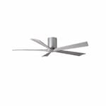 Matthews Fan 52-in 31W Irene-5H Ceiling Fan w/Remote, DC, 6-Speed, 5-Barn Wood Blades, Brushed Nickel