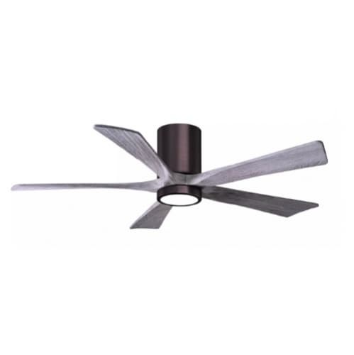 Matthews Fan 52-in 31W Irene-5H Ceiling Fan w/ Light Kit, Barn Wood Blades, Bronze