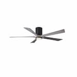 Matthews Fan 42-in 31W Irene-5HLK Ceiling Fan w/Light, DC, 6-Speed, 5-Barn Wood Blades, Matte Black