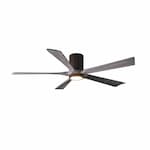 Matthews Fan 42-in 31W Irene-5HLK Ceiling Fan w/Light, DC, 6-Speed, 5-Barn Wood Blade, Textured Bronze