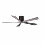 Matthews Fan 42-in 25W Irene-5H Ceiling Fan w/Remote, DC, 6-Speed, 5-Barn Wood Blades, Textured Bronze