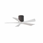 Matthews Fan 42-in 25W Irene Ceiling Fan, DC, 6-Speed, 5-White Blades, Bronze