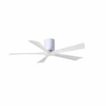 Matthews Fan 52-in 31W Irene Ceiling Fan, DC, 6-Speed, 5-White Blades, White