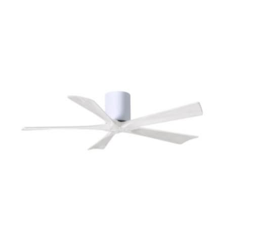 Matthews Fan 52-in 31W Irene Ceiling Fan, DC, 6-Speed, 5-White Blades, White