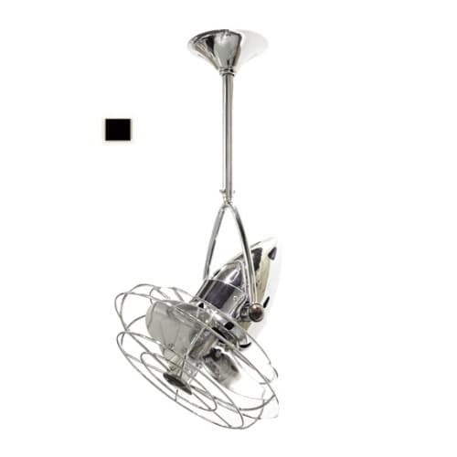 Matthews Fan 13-in 48W Jarold Direcional Ceiling Fan, AC, 3-Speed, 3-Metal Blades, Black