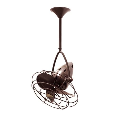 Matthews Fan 13-in 48W Jarold Direcional Ceiling Fan, AC, 3-Speed, 3-Metal Blades, Bronzette