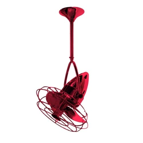 Matthews Fan 13-in 48W Jarold Direcional Ceiling Fan, AC, 3-Speed, 3-Metal Blades, Red