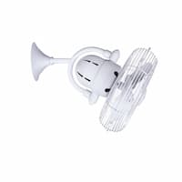 13-in 47W Kaye Oscillating Ceiling Fan, AC, 3-Speed, Gloss White