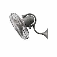 16-in 28W Laura Wall Fan, DC, 3-Speed, 3-Blades, Brushed Nickel