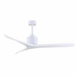 Matthews Fan 60-in 34W Mollywood Ceiling Fan, DC, 6-Speed, 3-White Blades, White