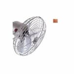 Matthews Fan 13-in Fan Blade Set w/Safety Cage, 3-Metal Blades, Brushed Copper (Motor Not Included)