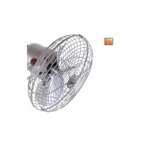 Matthews Fan 13-in Fan Blade Set w/Safety Cage, 3-Metal Blades, Polished Copper (Motor Not Included)