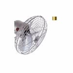 Matthews Fan 13-in Fan Blade Set w/Safety Cage, 3-Metal Blades, Polished Brass (Motor Not Included)