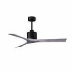 Matthews Fan 60-in 32W Nan Ceiling Fan, Barn Wood Blades, Matte Black