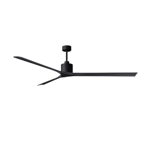 Matthews Fan 90-in 31W Nan XL Ceiling Fan, Matte Black Blades, Matte Black