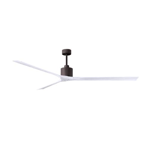 Matthews Fan 90-in 31W Nan XL Ceiling Fan, Matte White Blades, Textured Bronze