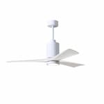 Matthews Fan 42-in 16.6W Patricia Ceiling Fan w/ LED Light Kit, DC, 6-Speed, 3-White Blades, White