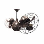 Matthews Fan 42-in 89W Vent-Bettina Ceiling Fan, AC, 3-Speed, 6-Metal Blades, Bronzette