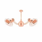 Matthews Fan 42-in 89W Vent-Bettina Ceiling Fan, AC, 3-Speed, 6-Metal Blades, Polished Copper