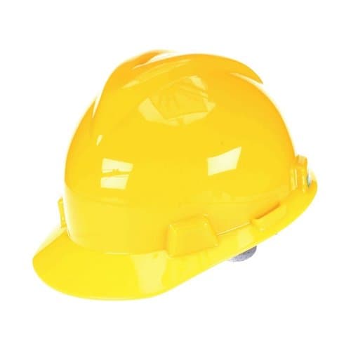 MSA Small Yellow V-Gard Protective Caps and Hats