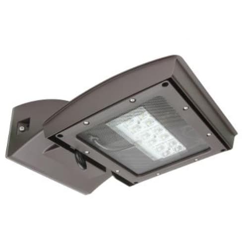 MaxLite 55W LED MPulse Shoebox Light, Type III, 0-10V Dim, 250W MH Retrofit, 6275 lm, 5000K