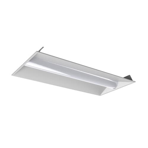 MaxLite 45W 2x4 LED Recessed Troffer, 0-10V Dimmable, 5142 lm, 120V-277V, 3500K