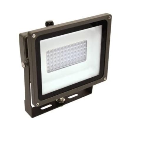 MaxLite 48.5W Small LED Flood Light w/ Narrow Beam, 500W QTZ/175W MH Retrofit, 6104 lm, 5000K