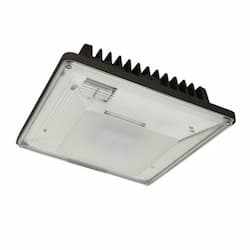 MaxLite 30W LED Canopy Light, 150W MH Retrofit, 0-10V Dim, 3431 lm, 120V-277V, 5000K, Bronze