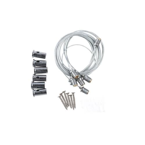 MaxLite Cable Hanging Kit for 2x4 Edge Lit Flat Panel