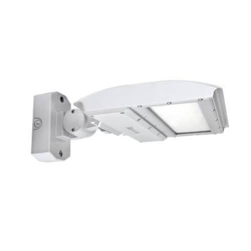 MaxLite 27W LED Area Light, Knuckle Mount, 0-10V Dim, 100W PSMH Retrofit, 3163 lm, 3000K, Silver