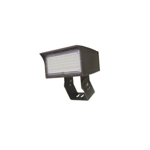 MaxLite 80W LED Medium Flood Light w/ Trunnion Mount, Dim, Wide, 9900 lm, 4000K, Bronze