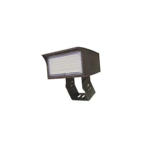 MaxLite 80W LED Medium Flood Light w/ Trunnion Mount, Dim, 9900 lm, 5000K, Bronze