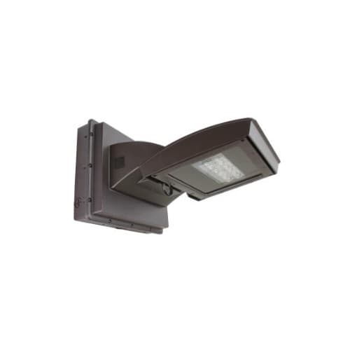 MaxLite 55W LED Area Light w/ Battery & Photocell, 250W MH Retrofit, Dim, Type III, 5000K