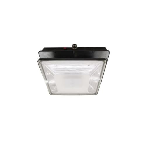 MaxLite 30W LED Canopy Light w/ -20 Deg Backup & Sensor, Canopy, 3431 lm, 120V-277V, 4000K