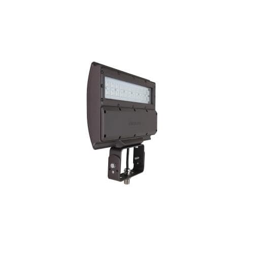 MaxLite 11-in 54W LED Mpulse Flood Light, Wide, 6638 lm, 120V-277V, 5000K, Bronze