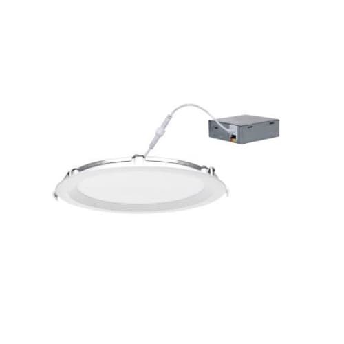 MaxLite 8-in 18W LED Slim Round Baffle Downlight, 1500 lm, 3000K, 120V, White