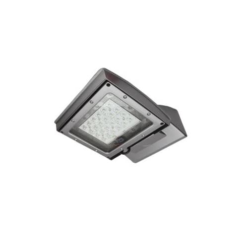 MaxLite 14-in 55W LED Wall Mount, Type III, 6250 lm, 120V-277V, 3000K, Silver