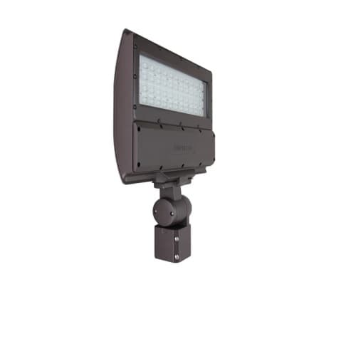 MaxLite 130W LED Flood Light w/ Slipfitter Knuckle Mount & Photocell, 4000K