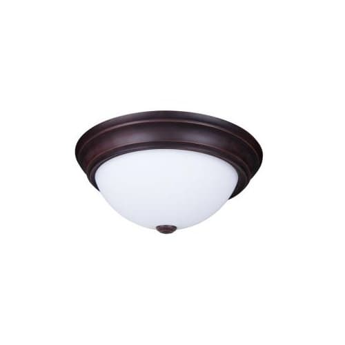 MaxLite 15" 25W Traditional LED Ceiling Light, 100W Inc. Retrofit, 1755 lm, 120V, 2700K, Bronze