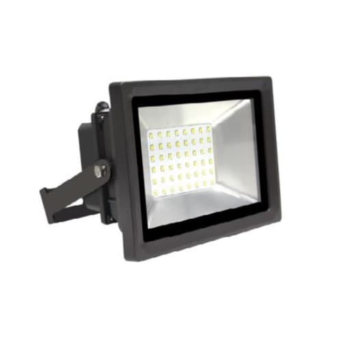 MaxLite 40.4W Small LED Flood Light w/ Narrow Beam, 300W QTZ/150W MH Retrofit, 4,460 lm, 5000K