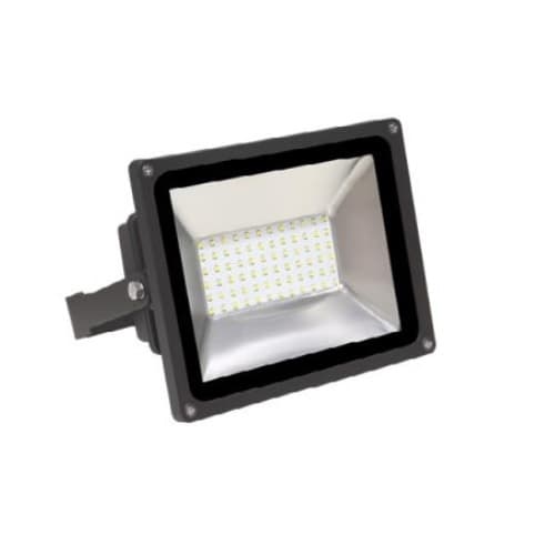 MaxLite 48.5W Small LED Flood Light w/ Wide Beam, 500W QTZ/175W MH Retrofit, 5750 lm, 5000k