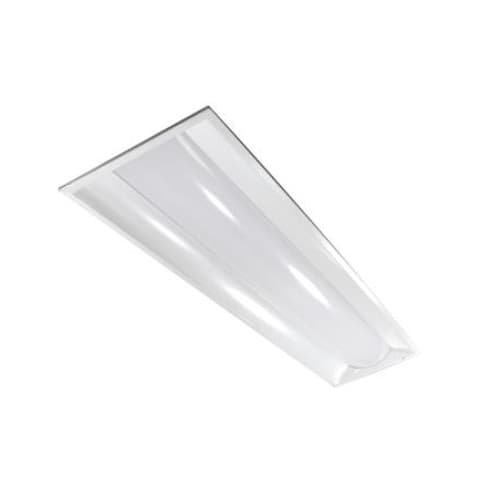 MaxLite 36W 1x4 LED Troffer, 0-10V Dimmable, 3780 lm, 120V-277V, 3500K