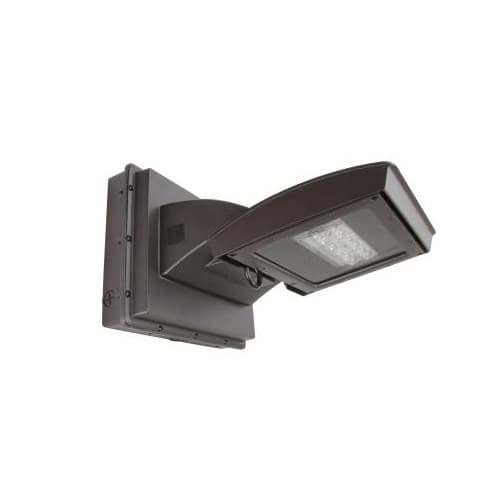 MaxLite 55W LED Wall Light w/ -20 Deg Backup, Type IV, 6200 lm, 120V-277V, 4000K, Silver