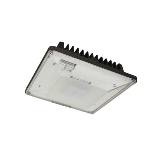 MaxLite 40W LED Canopy Light w/ Photocell, Canopy, 4938 lm, 120V-277V, 4000K