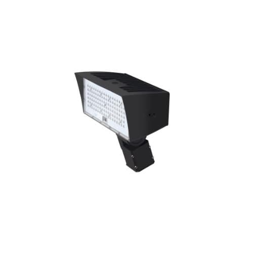 MaxLite 80W LED Medium Flood Light w/ Slipfitter Mount & Photocell, Dim, Wide, 5000K, Bronze