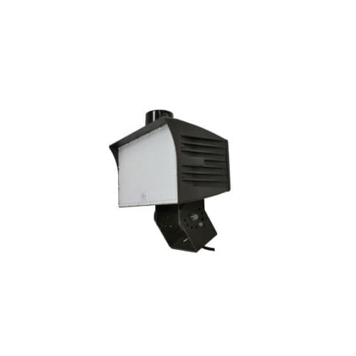 MaxLite 120W LED Large Flood Light w/ Trunnion Mount & 7-Pin Receptacle, Wide, Dim, 4000K