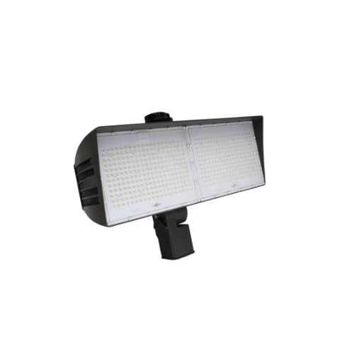 MaxLite 200W LED XLarge Flood Light w/ Slipfitter Mount & 3-Pin Receptacle, Dim, 4000K